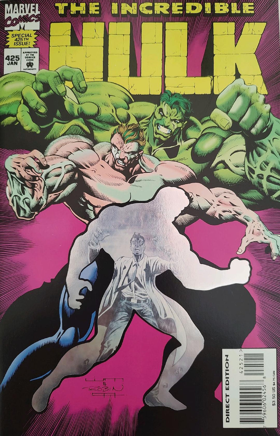 The Incredible Hulk #425 Comic Book Cover