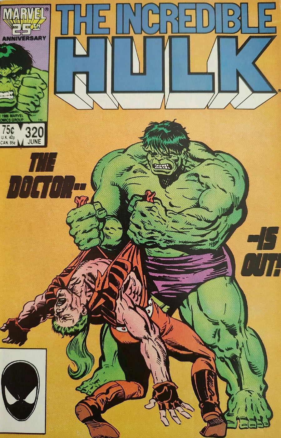 The Incredible Hulk #320 Comic Book Cover