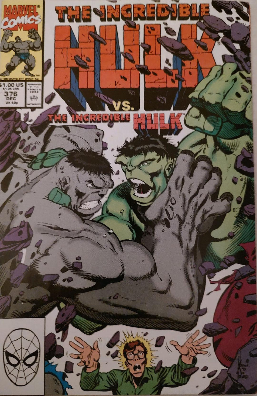 The Incredible Hulk #376 Comic Book Cover