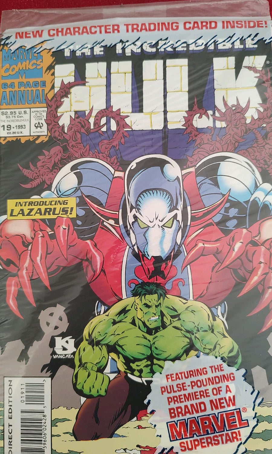 The Incredible Hulk Annual #19 Comic Book Cover
