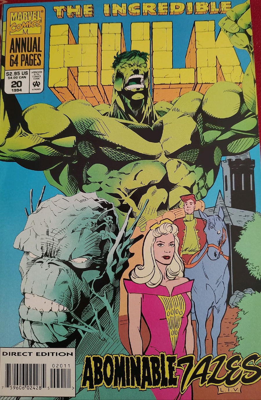 Incredible Hulk Annual #20 Comic Book Cover