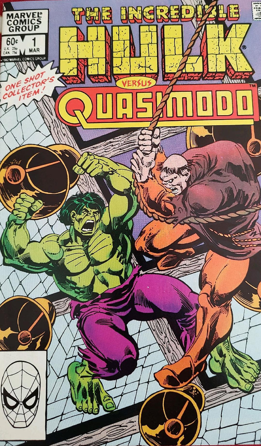 The Incredible Hulk versus Quasimodo #1 Comic Book Cover