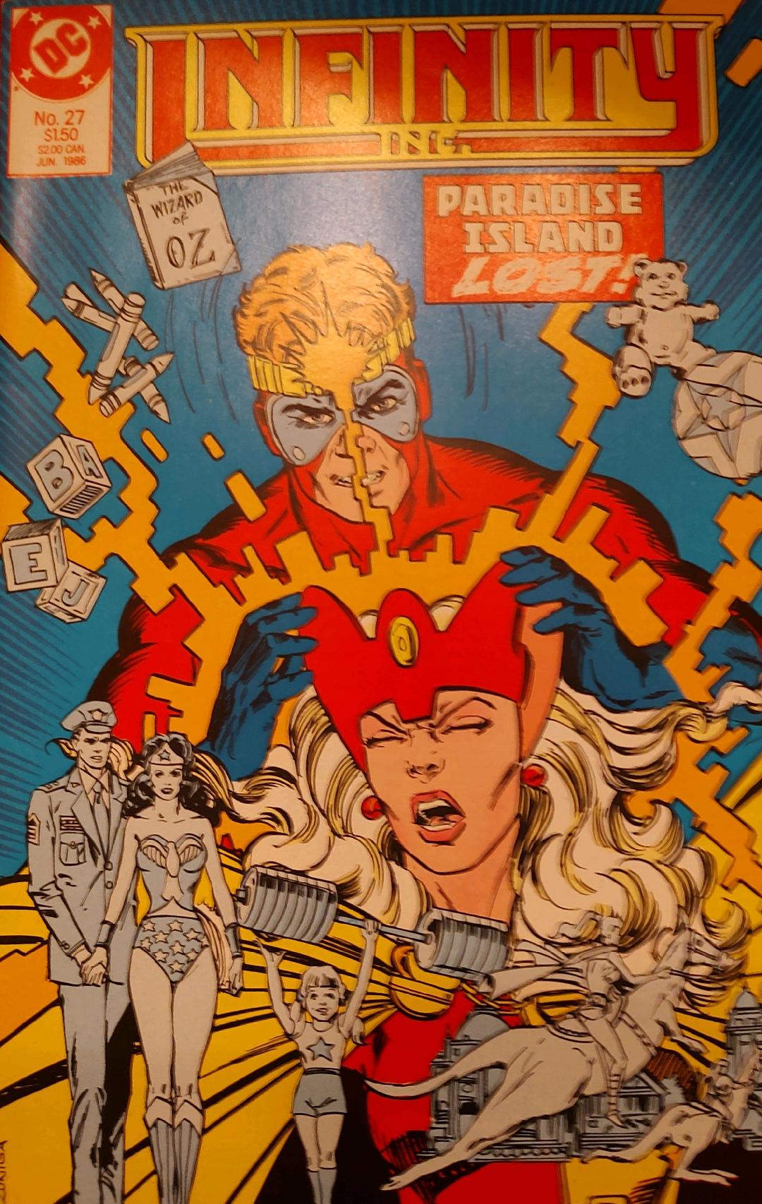 Infinity Inc #27 Comic Book Cover