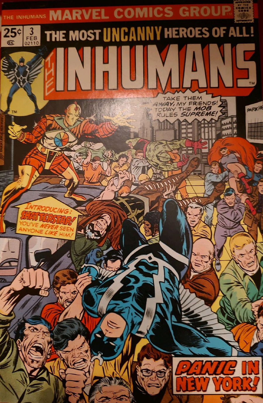 Inhumans #3 Comic Book Cover