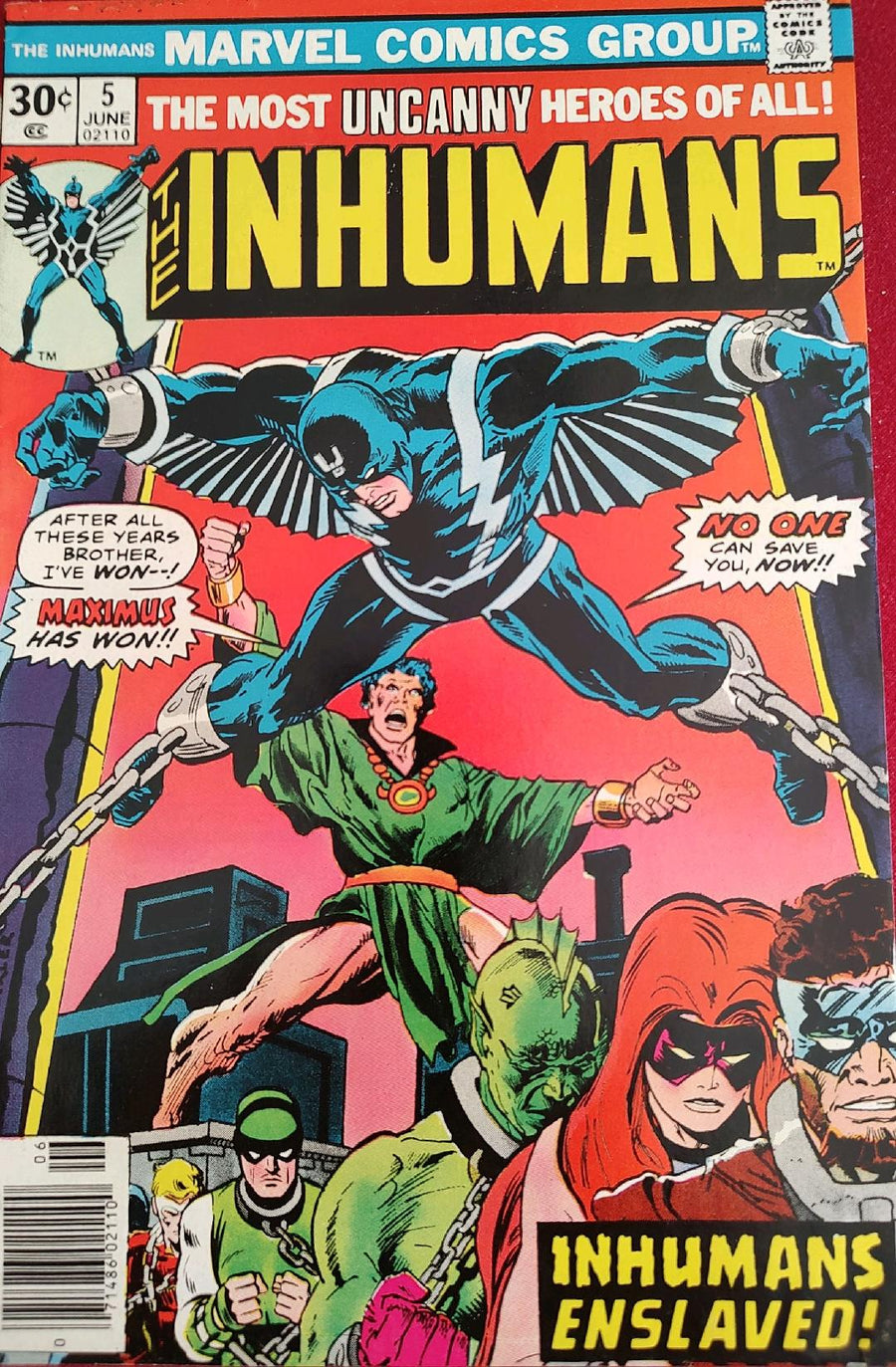 The Inhumans #5 Comic Book Cover