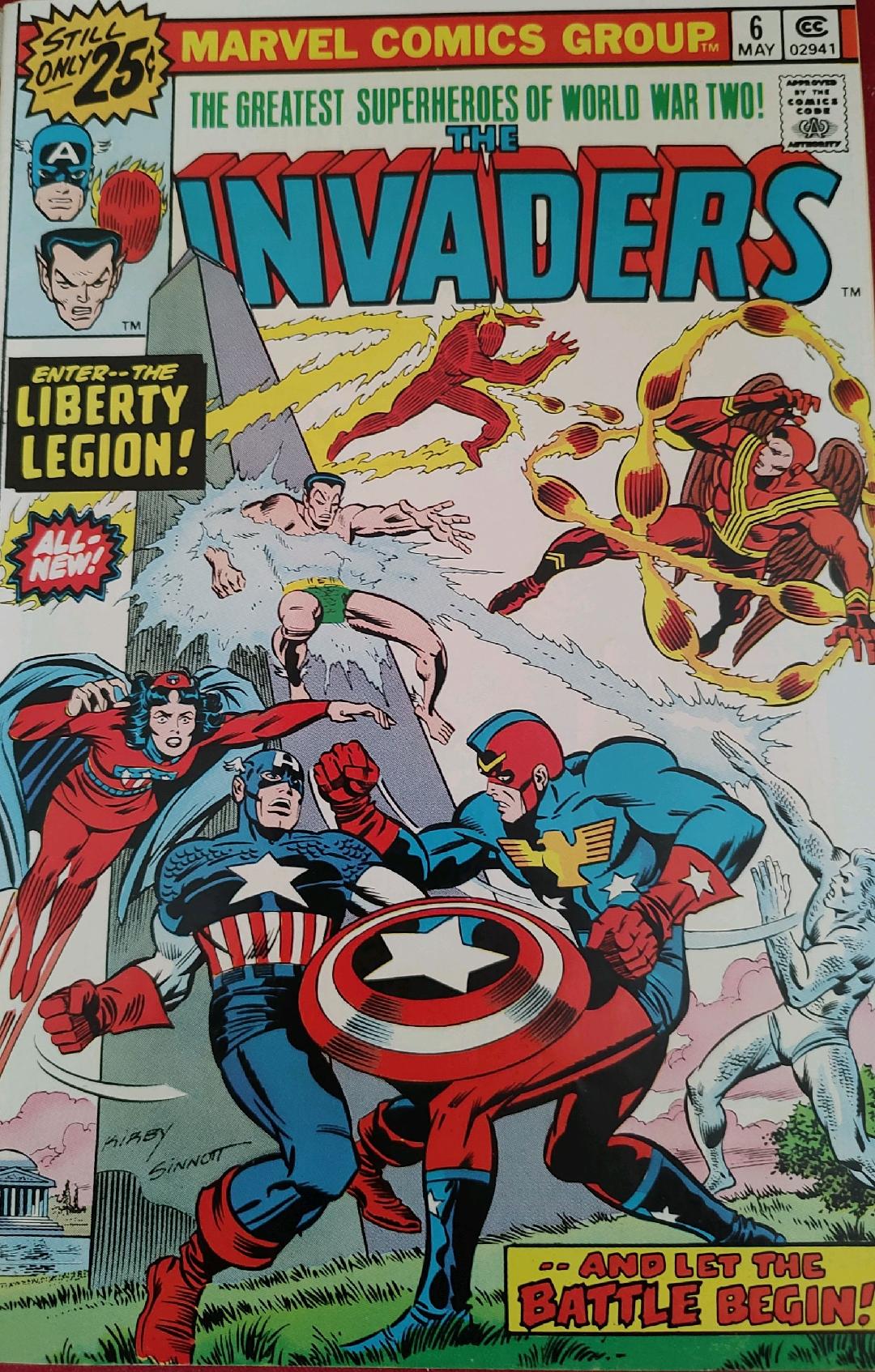The Invaders #6 Comic Book Cover