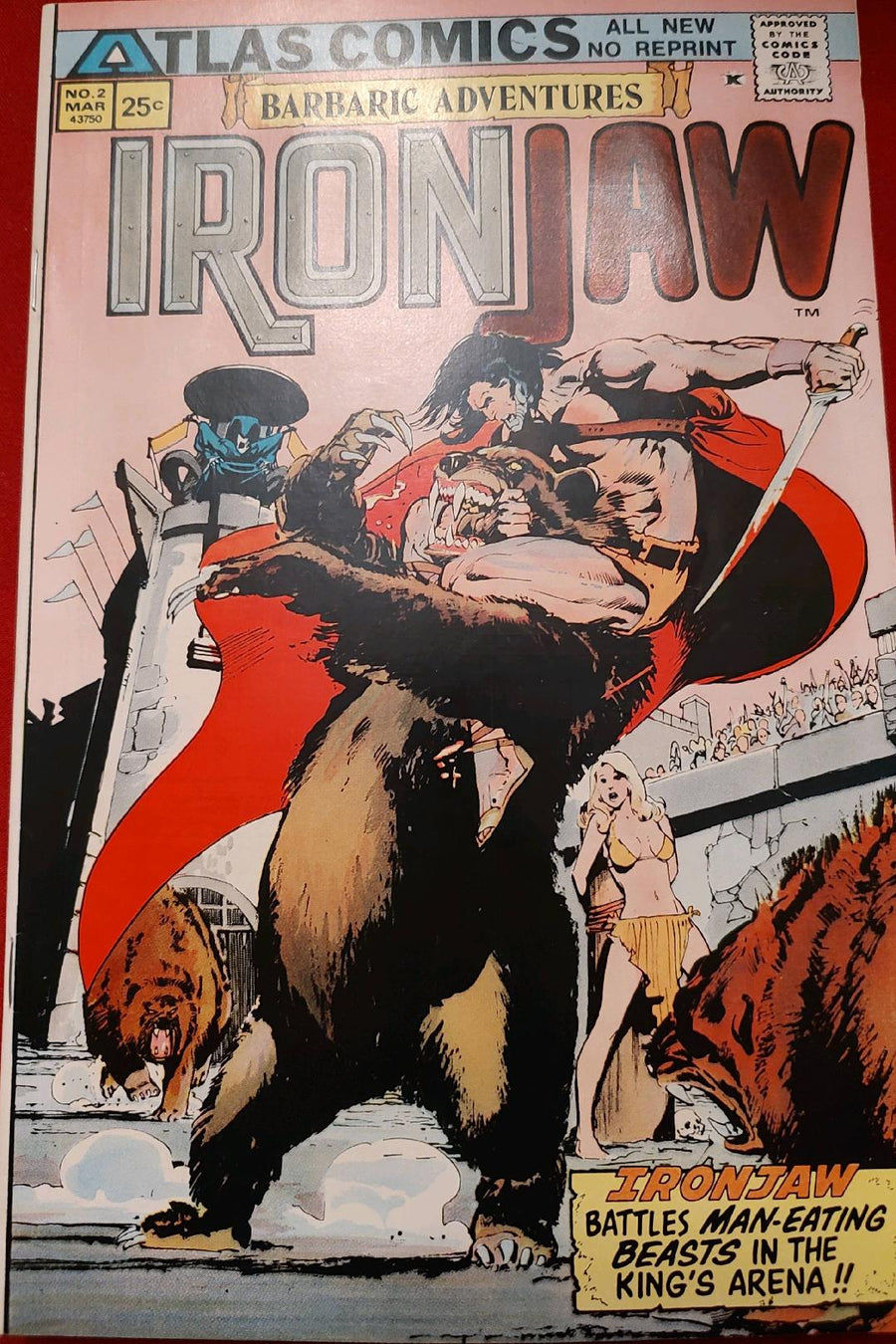 Barbaric Adventures IronJaw #2 Comic Book Cover