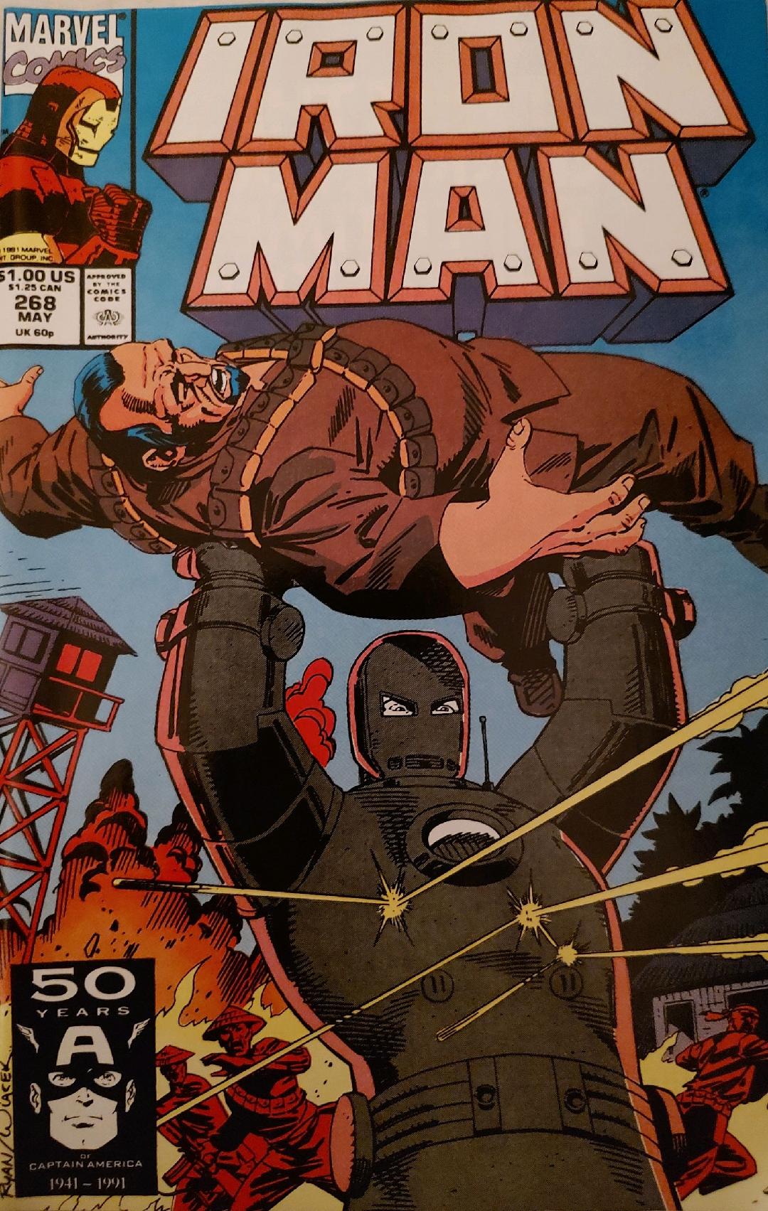 Iron Man #268 Comic Book Cover