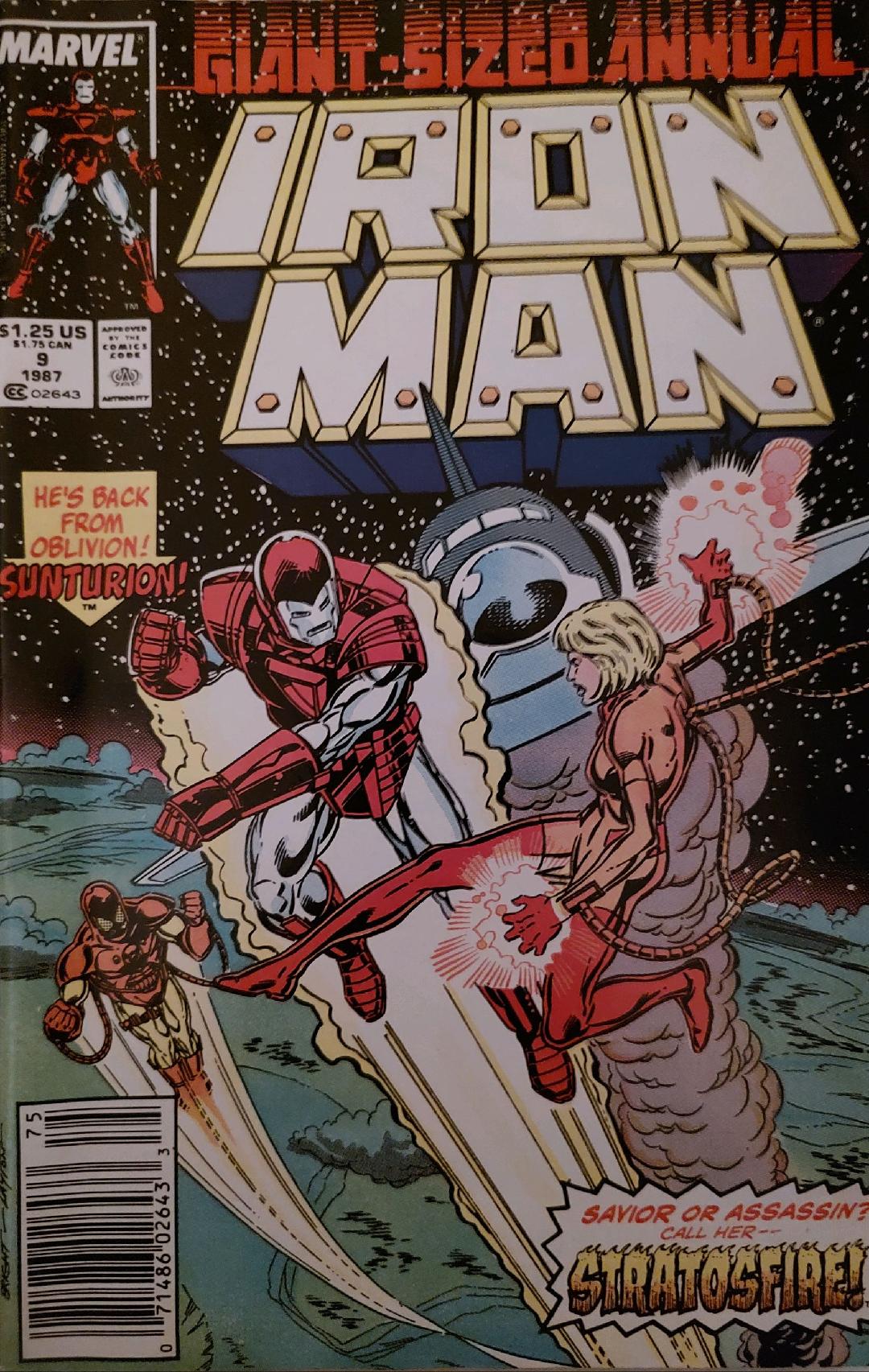 Iron Man Annual #9 Comic Book Cover