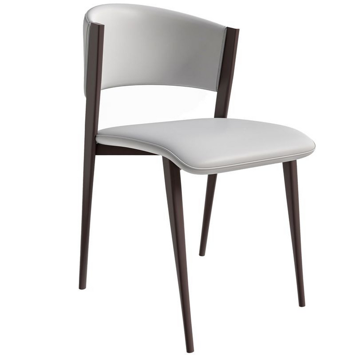 LeisureMod Aspen Collection Modern Dining Chair in White