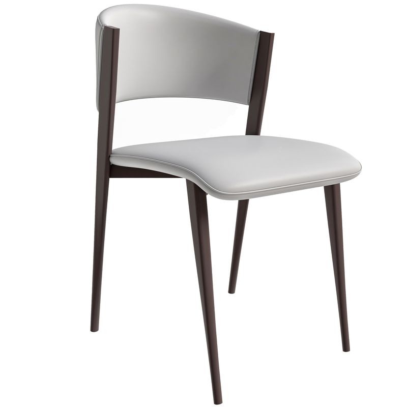 LeisureMod Aspen Collection Modern Dining Chair in White