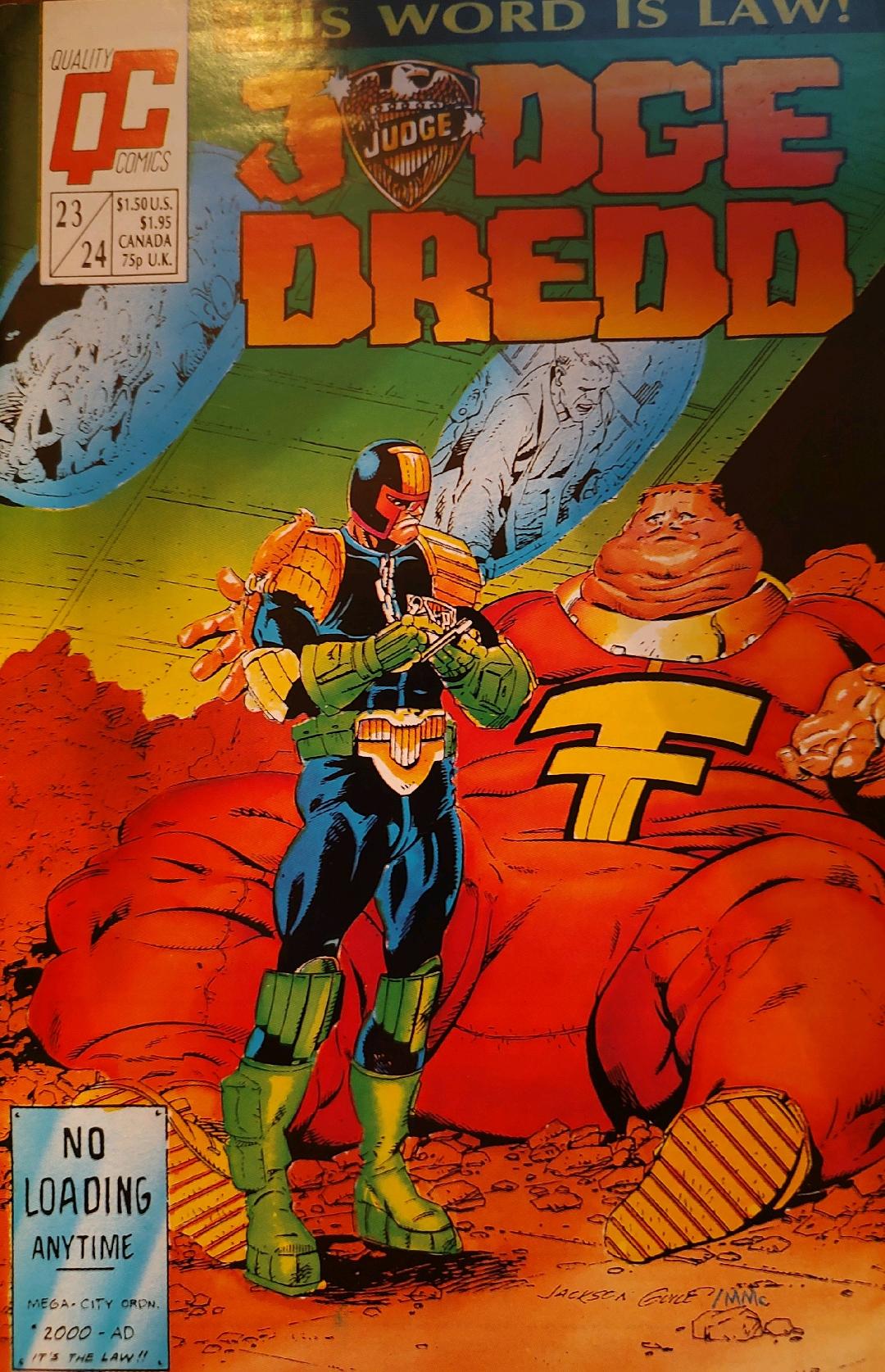 Judge Dredd #23/24 One Comic Book Cover