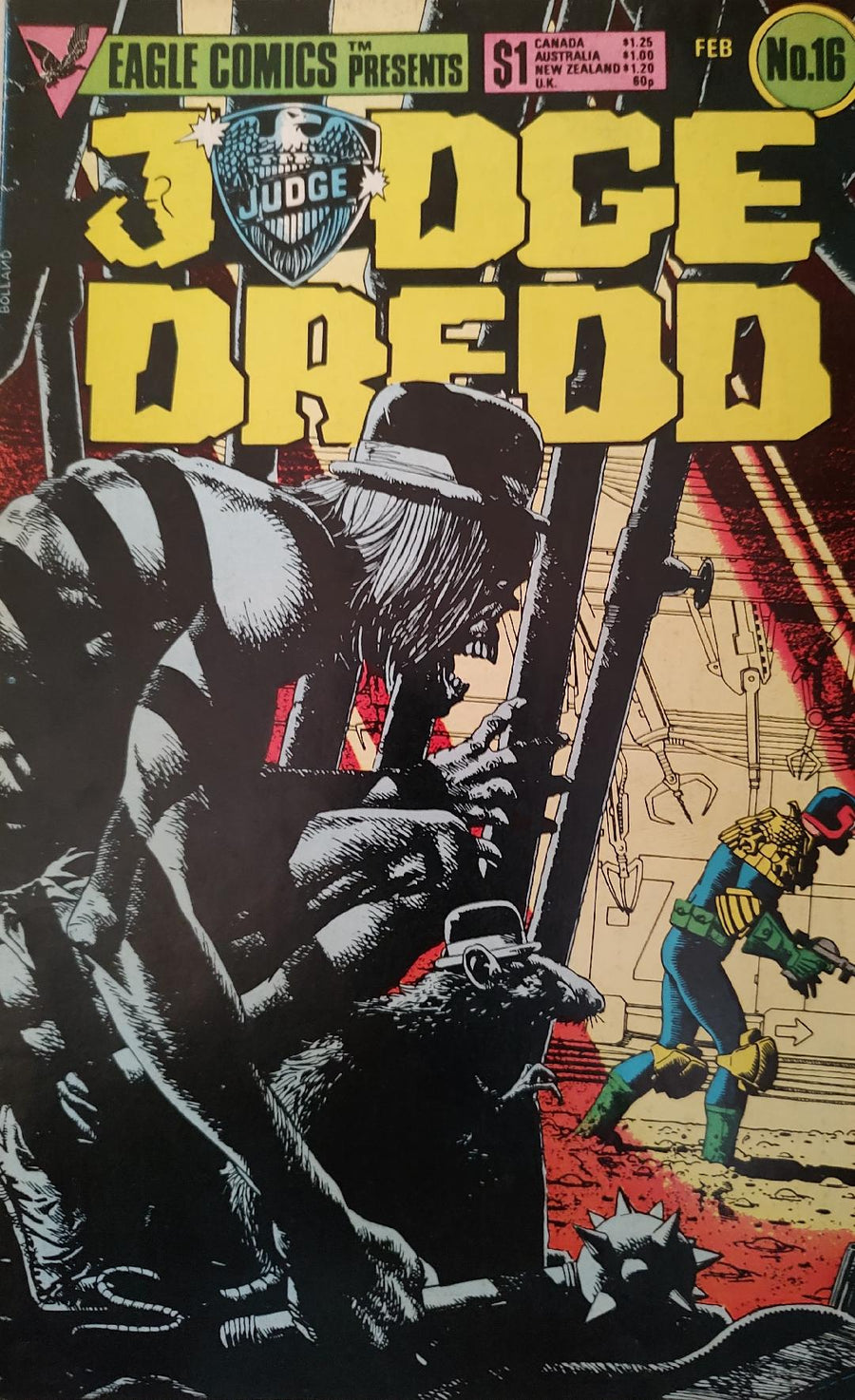 Judge Dredd #16 Comic Book Cover