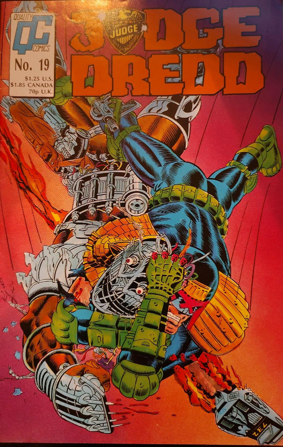 Judge Dredd #19 Comic Book Cover