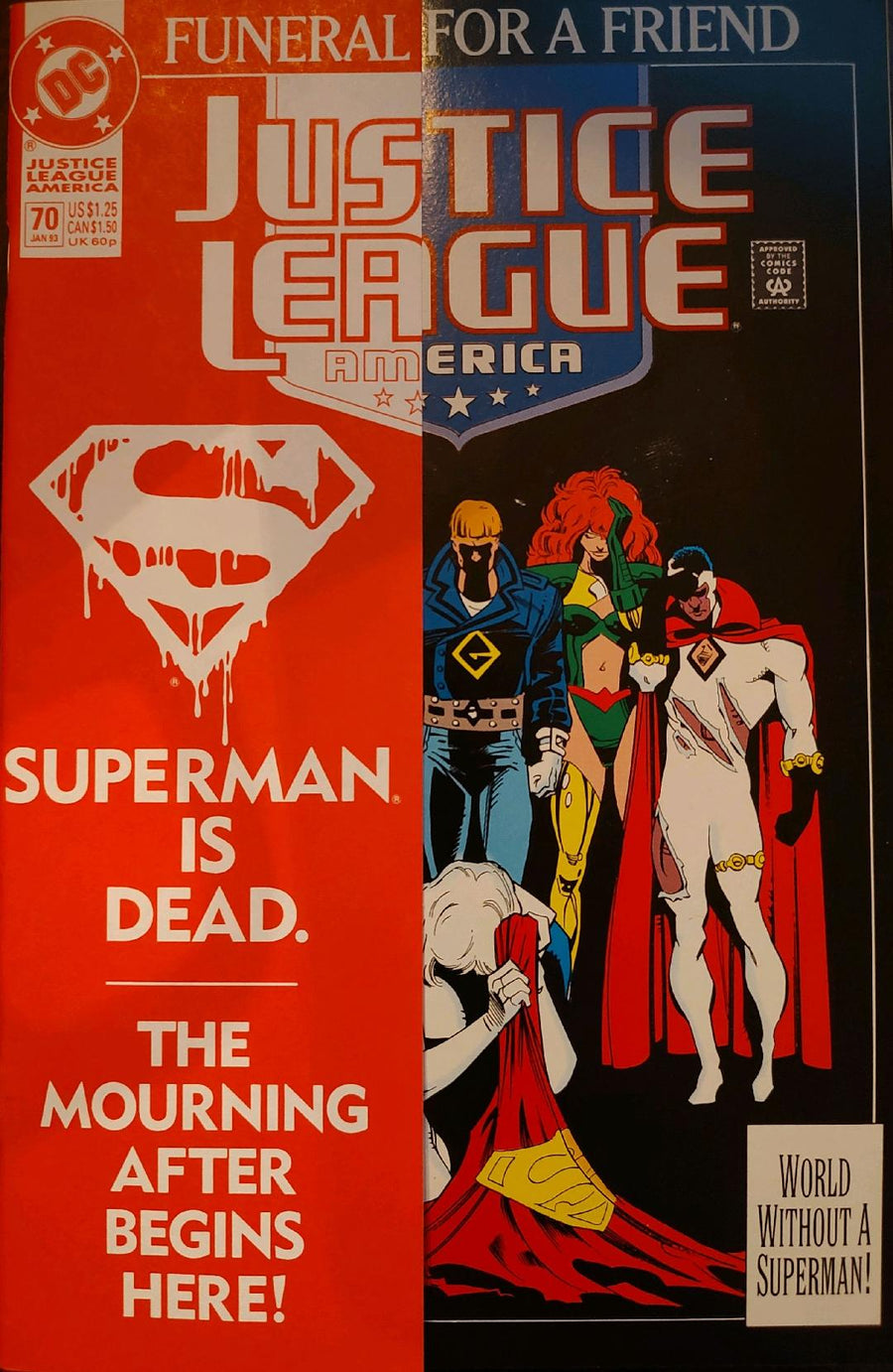 Justice League America #70 Comic Book Cover