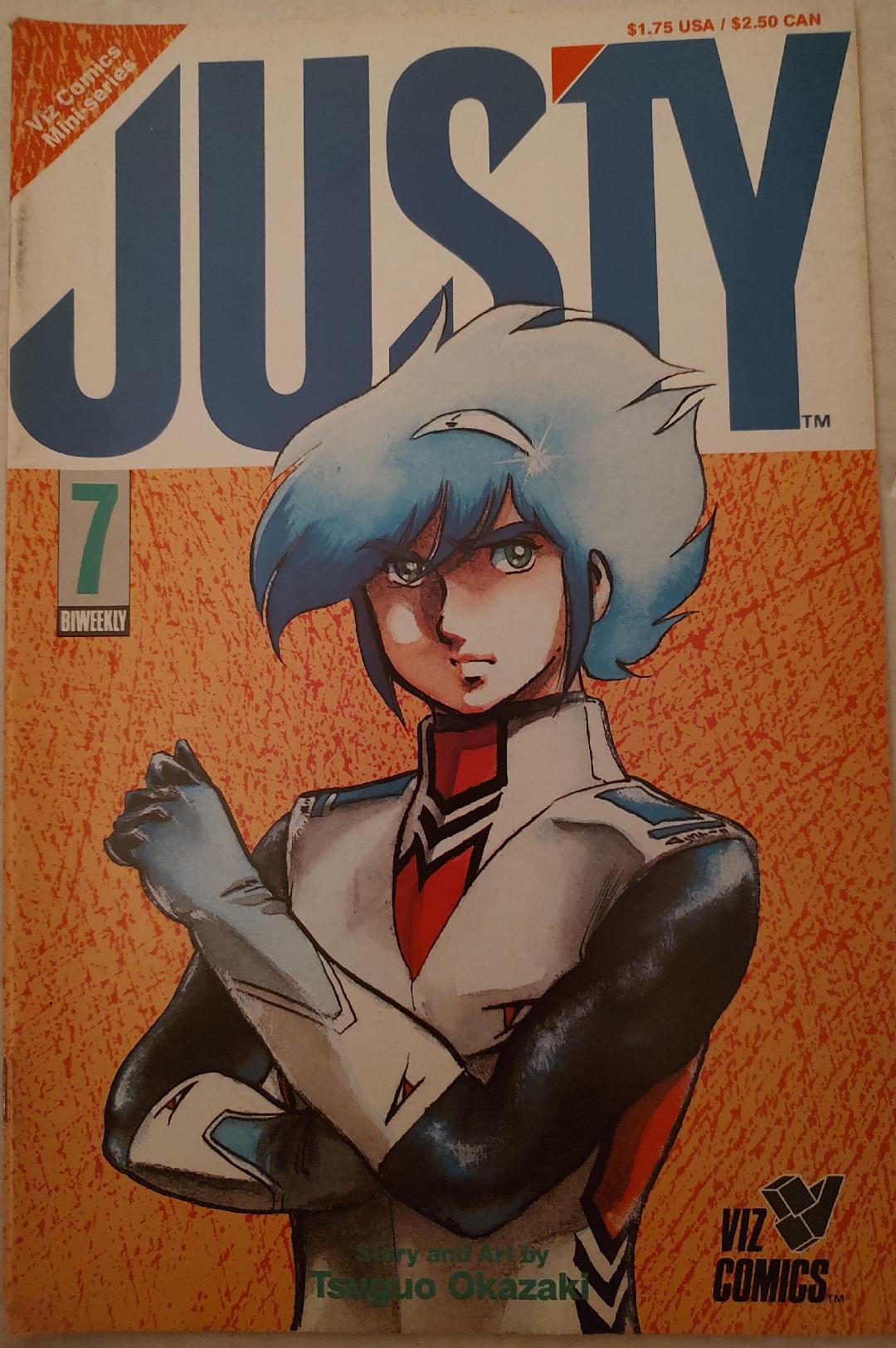 Justy #7 Comic Book Cover