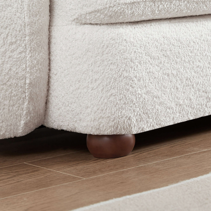 Paton 114.5'' Boucle Fabric Sofa Zoomed.