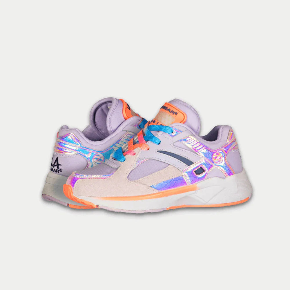 LA Gear Kids Catapult Light-Up Low Top Purple and Orange