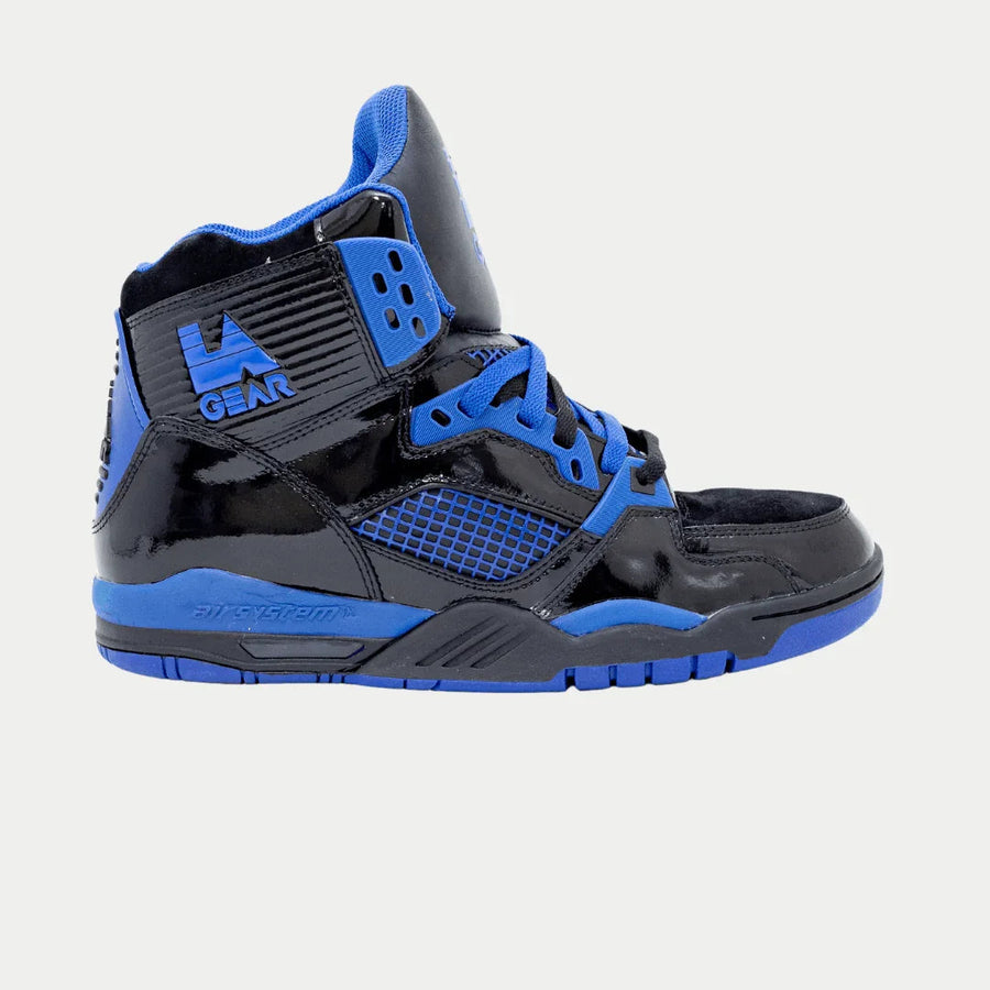LA Gear Men's KAJ Vintage High-top Blue and Black