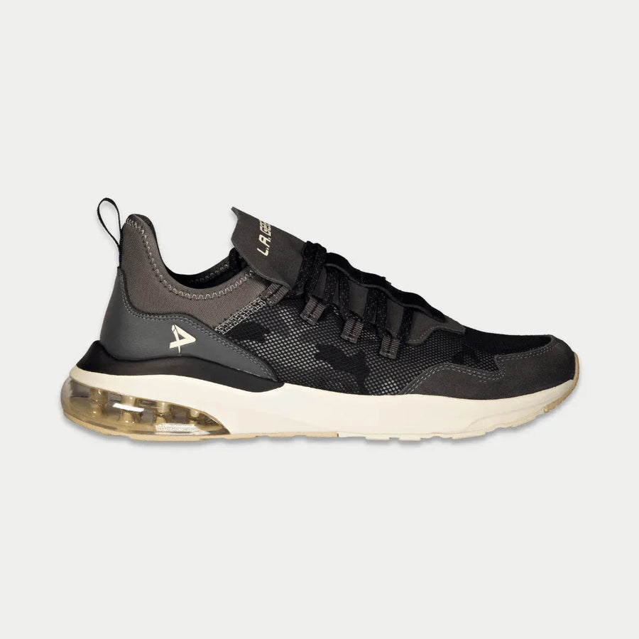 LA Gear Men’s Runyon Low Top Black x Gray
