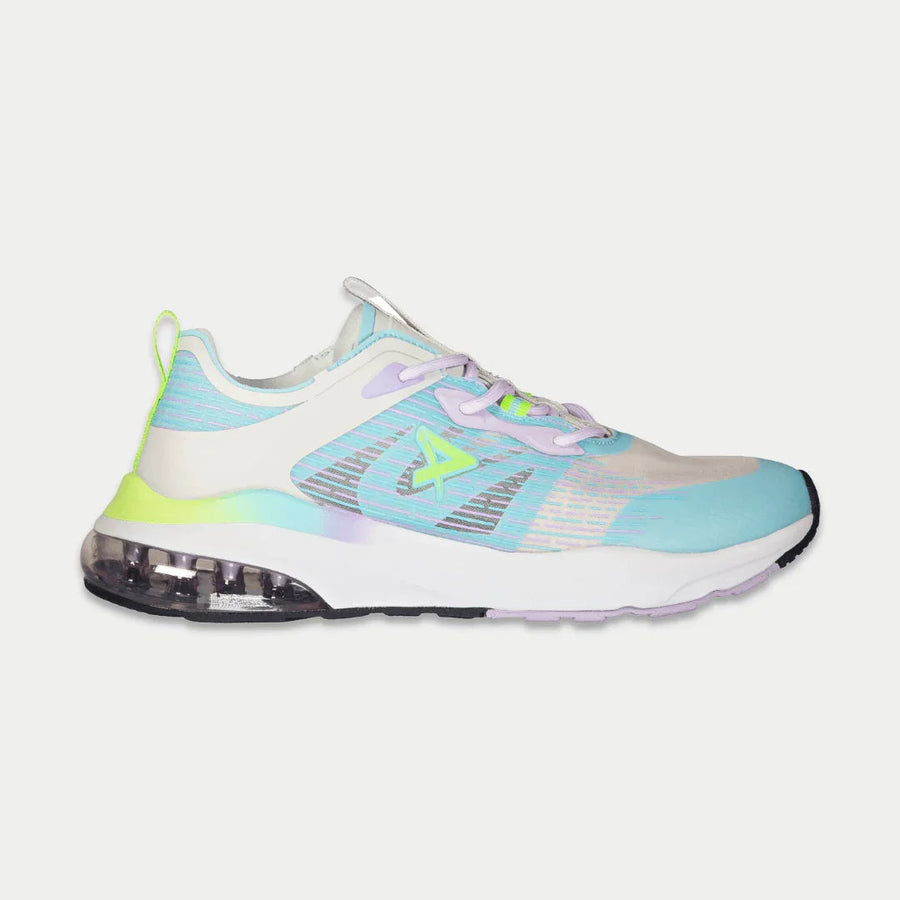 LA Gear Women’s Artesia Low Top Gray and Light Blue