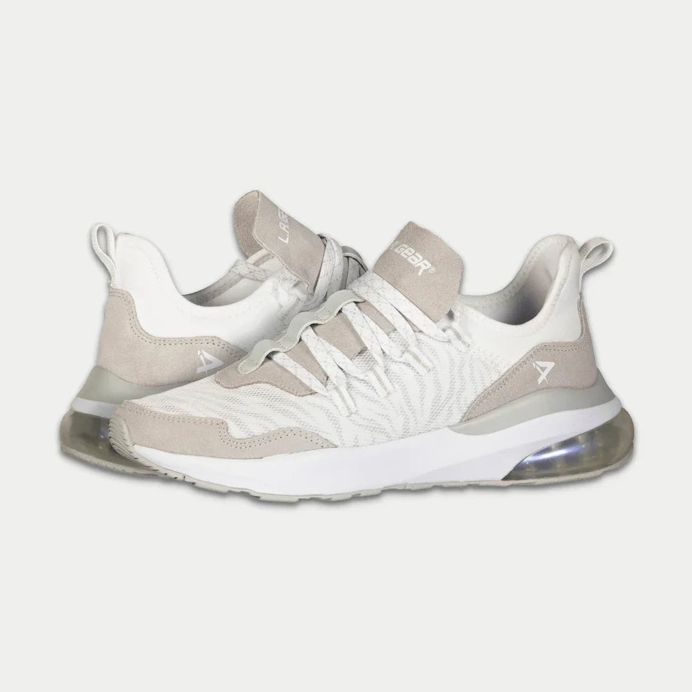 LA Gear Women's Runyon Low Top White x Gray