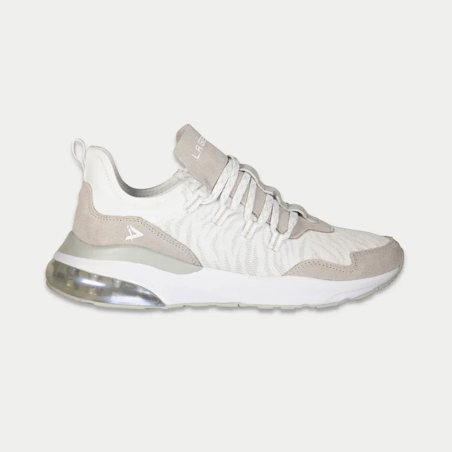 LA Gear Women's Runyon Low Top White x Gray