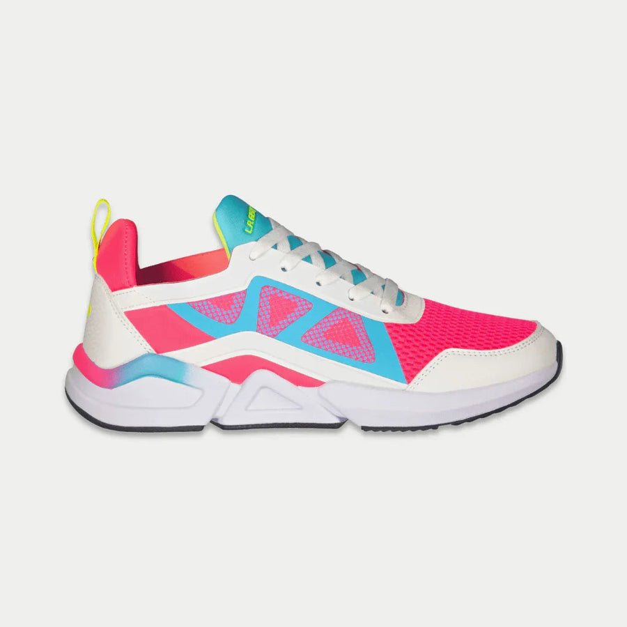 LA Gear Women's Tarzana Low Top White and Pink