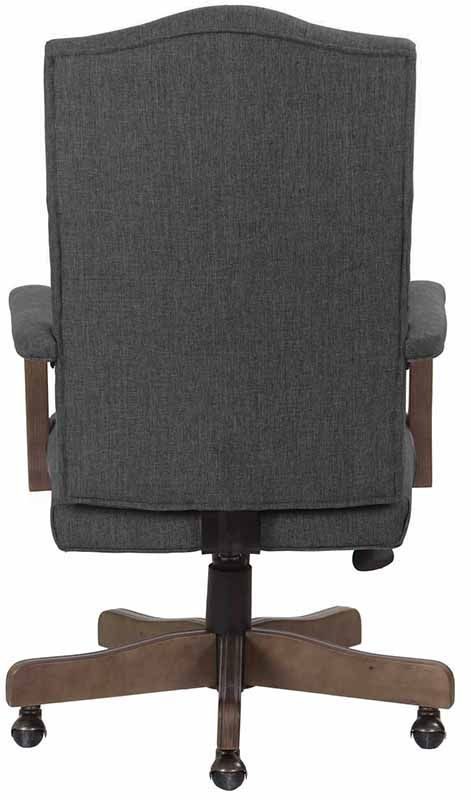 Linen Button Tufted Traditional Swivel Chair Back