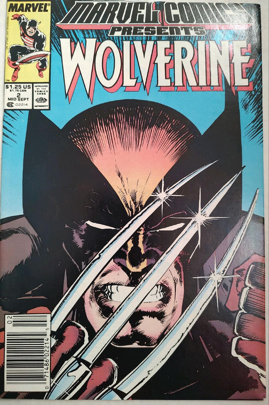 Marvel Comics Presents #2 Wolverine Comic Book Cover