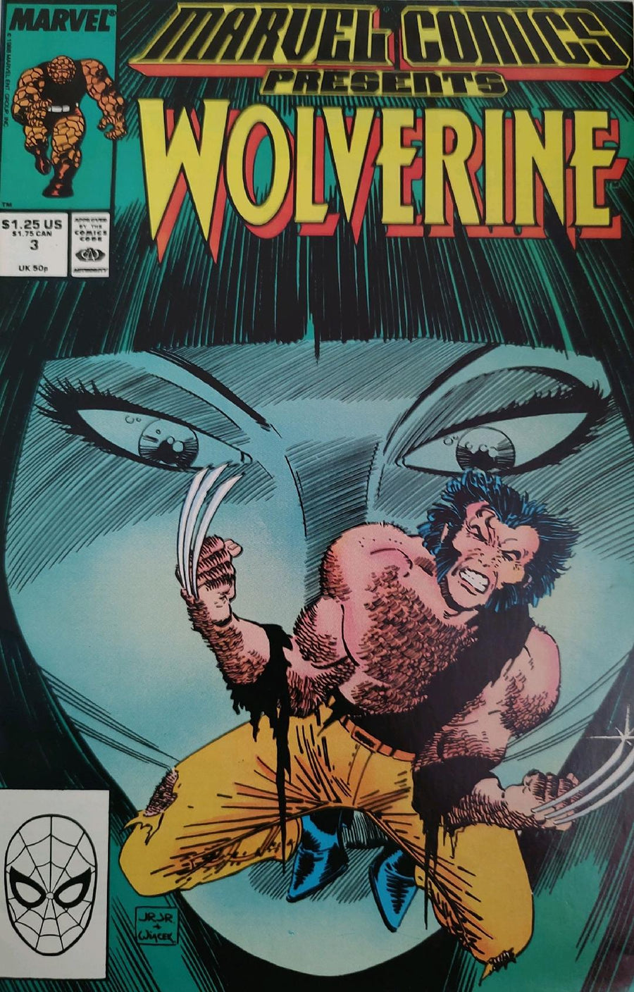 Marvel Comics Presents Wolverine #3 Comic Book Cover