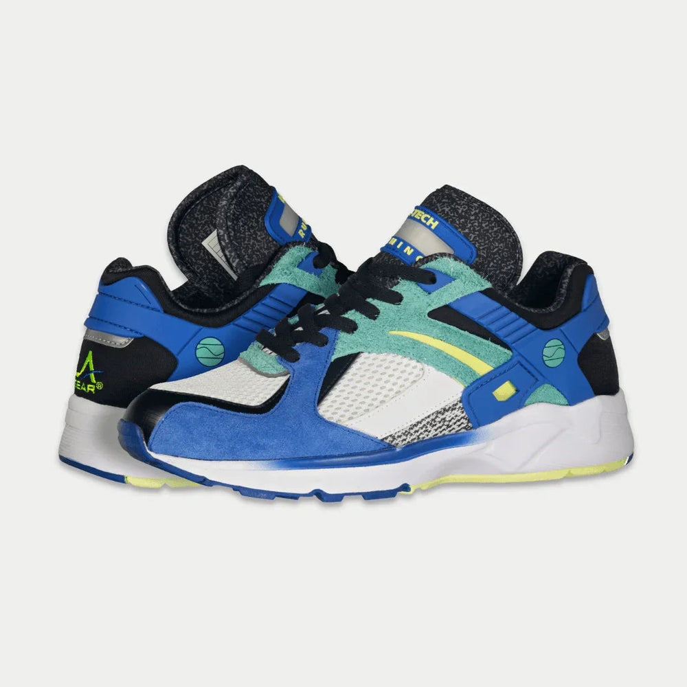 LA Gear Men's Catapult Light-Up Low Top Blue x Green