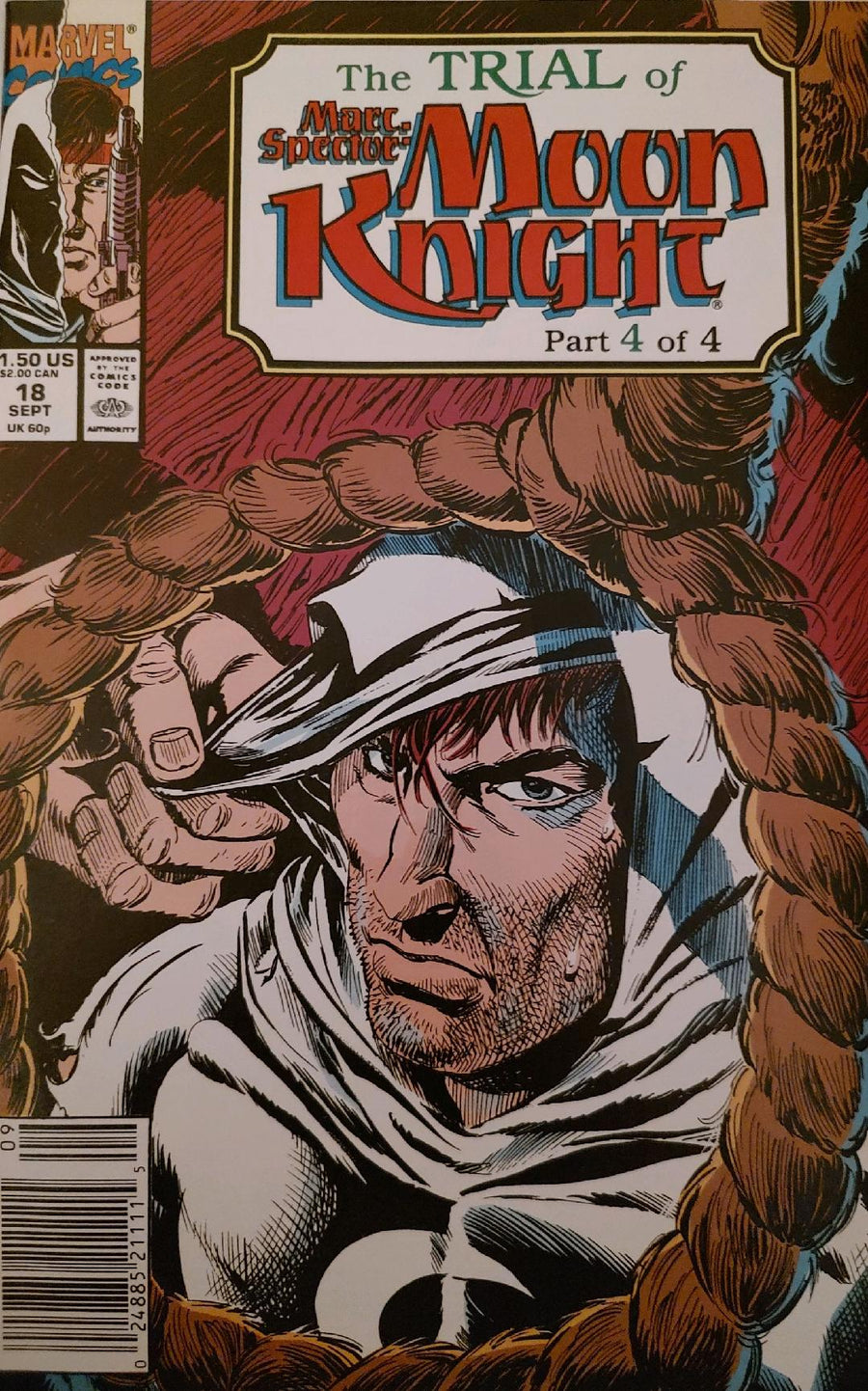 Marc Spector: Moon Knight #18 Comic Book Cover