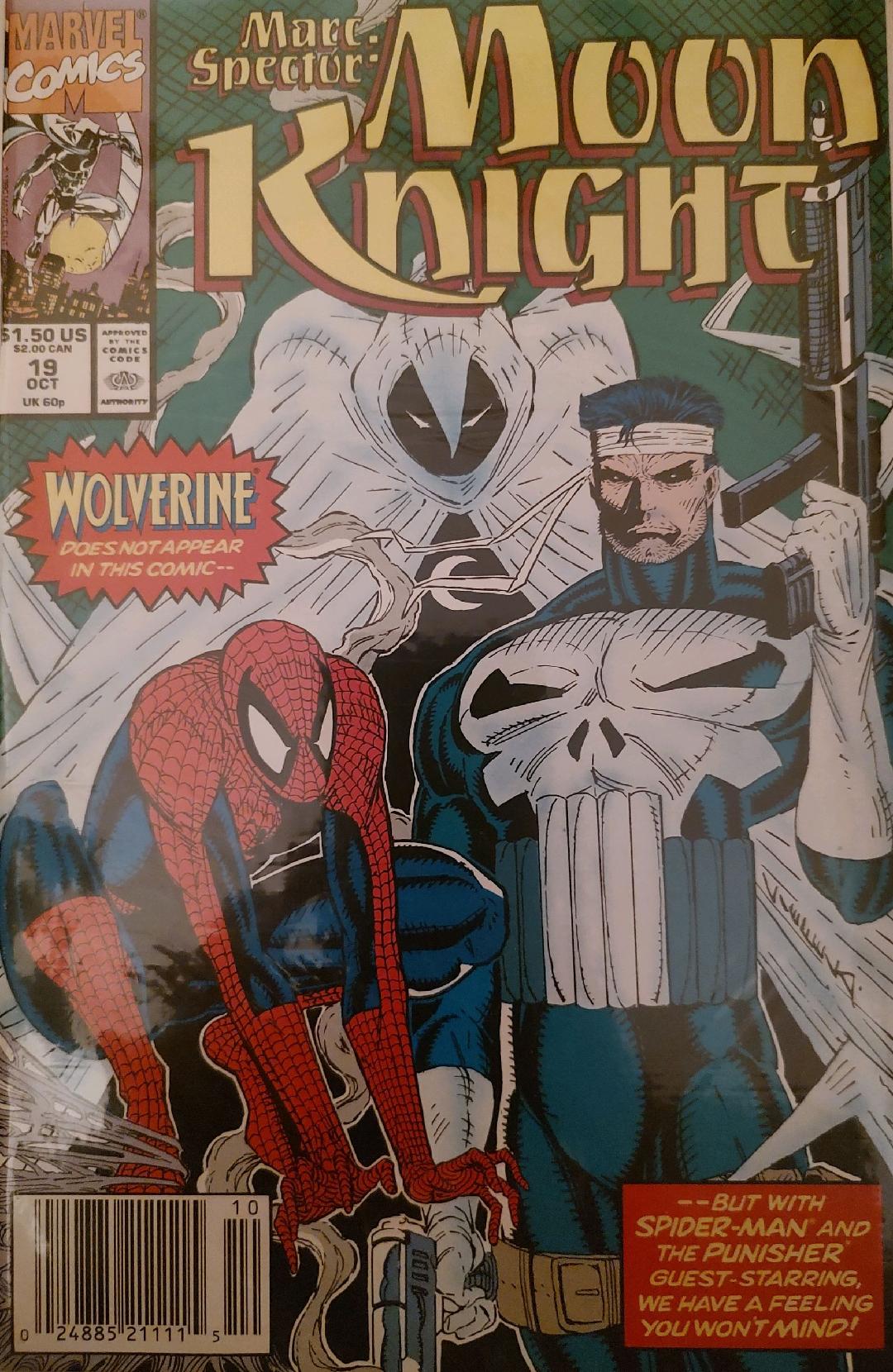 Marc Spector: Moon Knight #19 Comic Book Cover