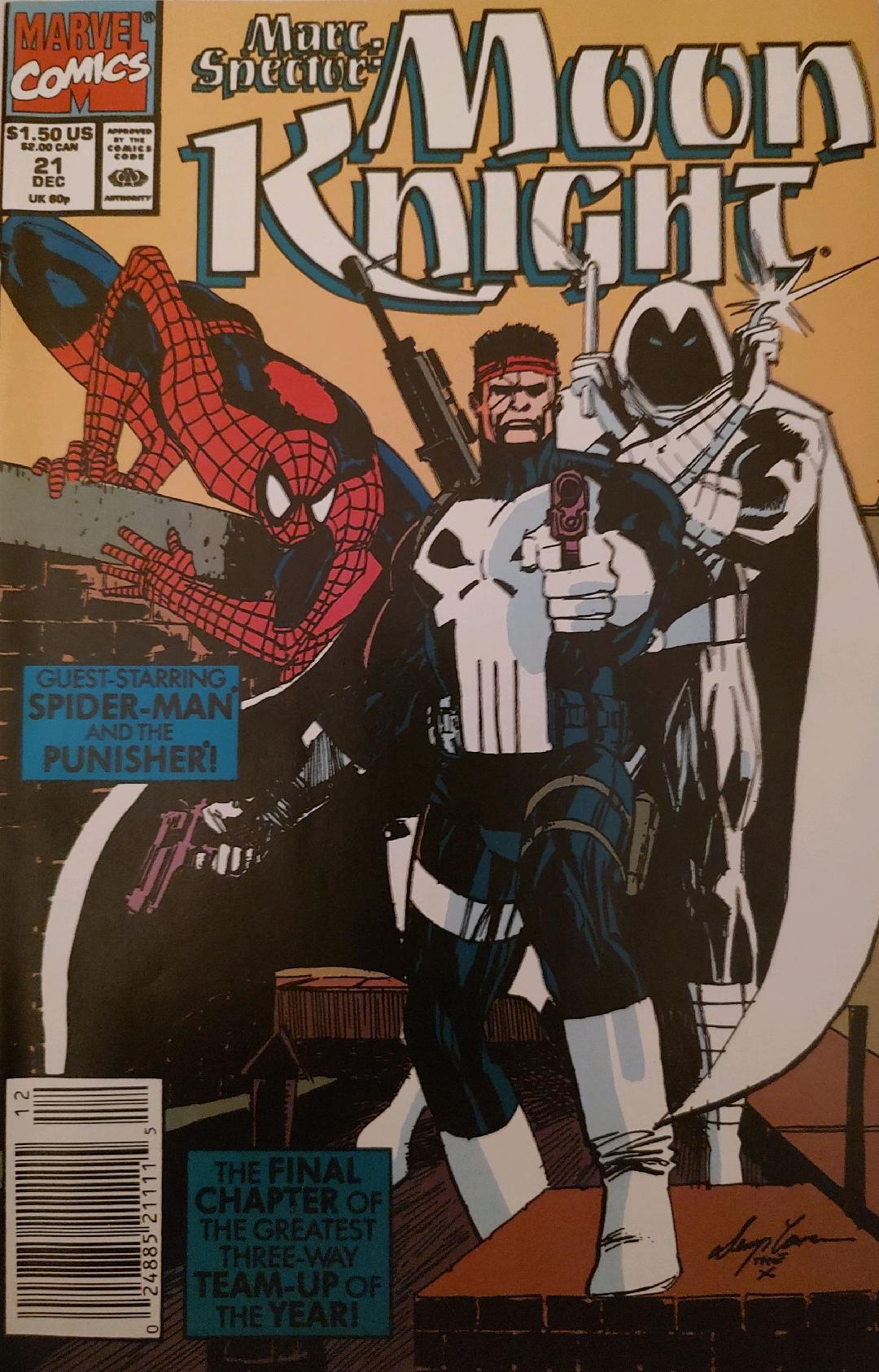 Marc Spector: Moon Knight #21 Comic Book Cover