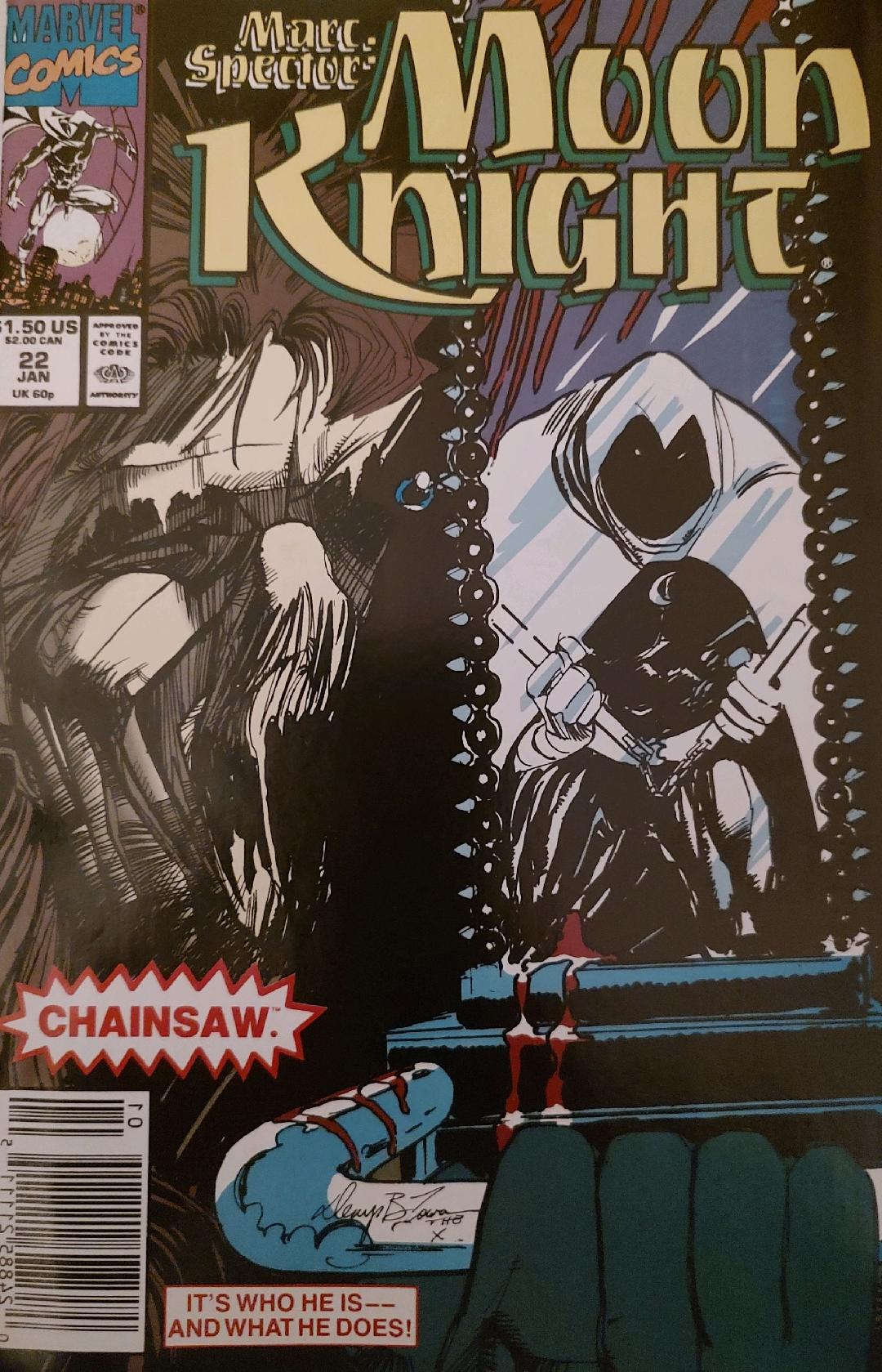 Marc Spector: Moon Knight #22 Comic Book Cover