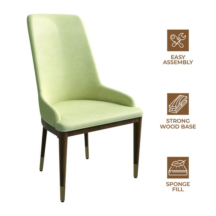 Chair with assembly, base, and fill features on a white background.