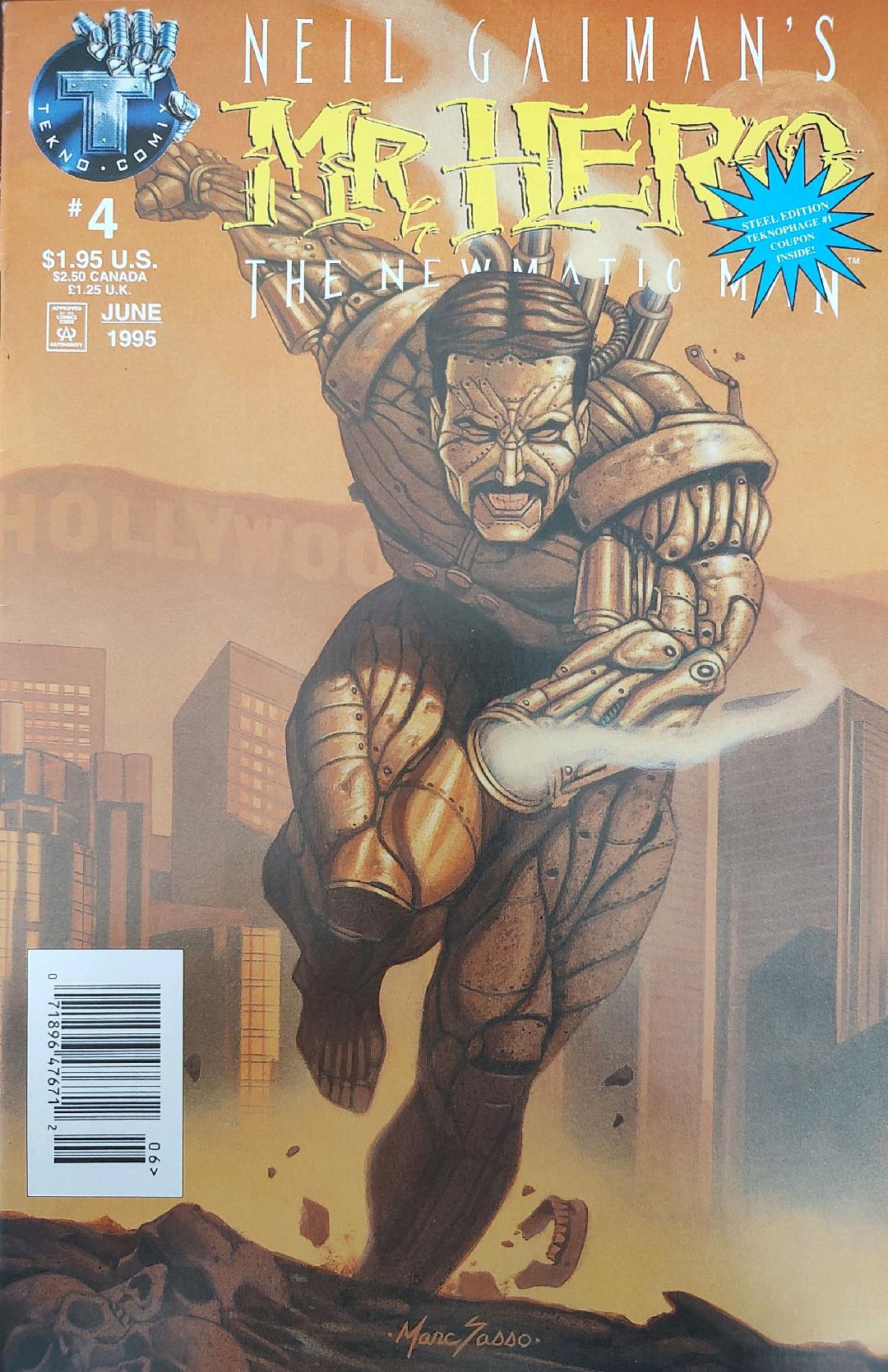 Mr. Hero #4 1995 Comic Book Cover