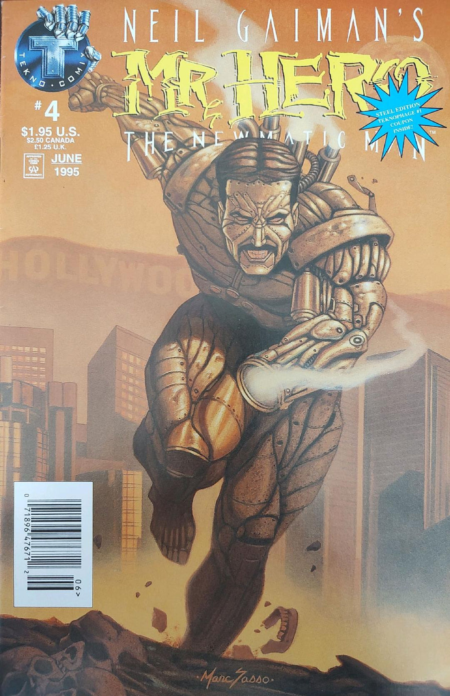 Mr. Hero #4 1995 Comic Book Cover