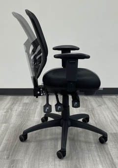 Multi-Function Black Mesh Ergonomic Office Chair Side