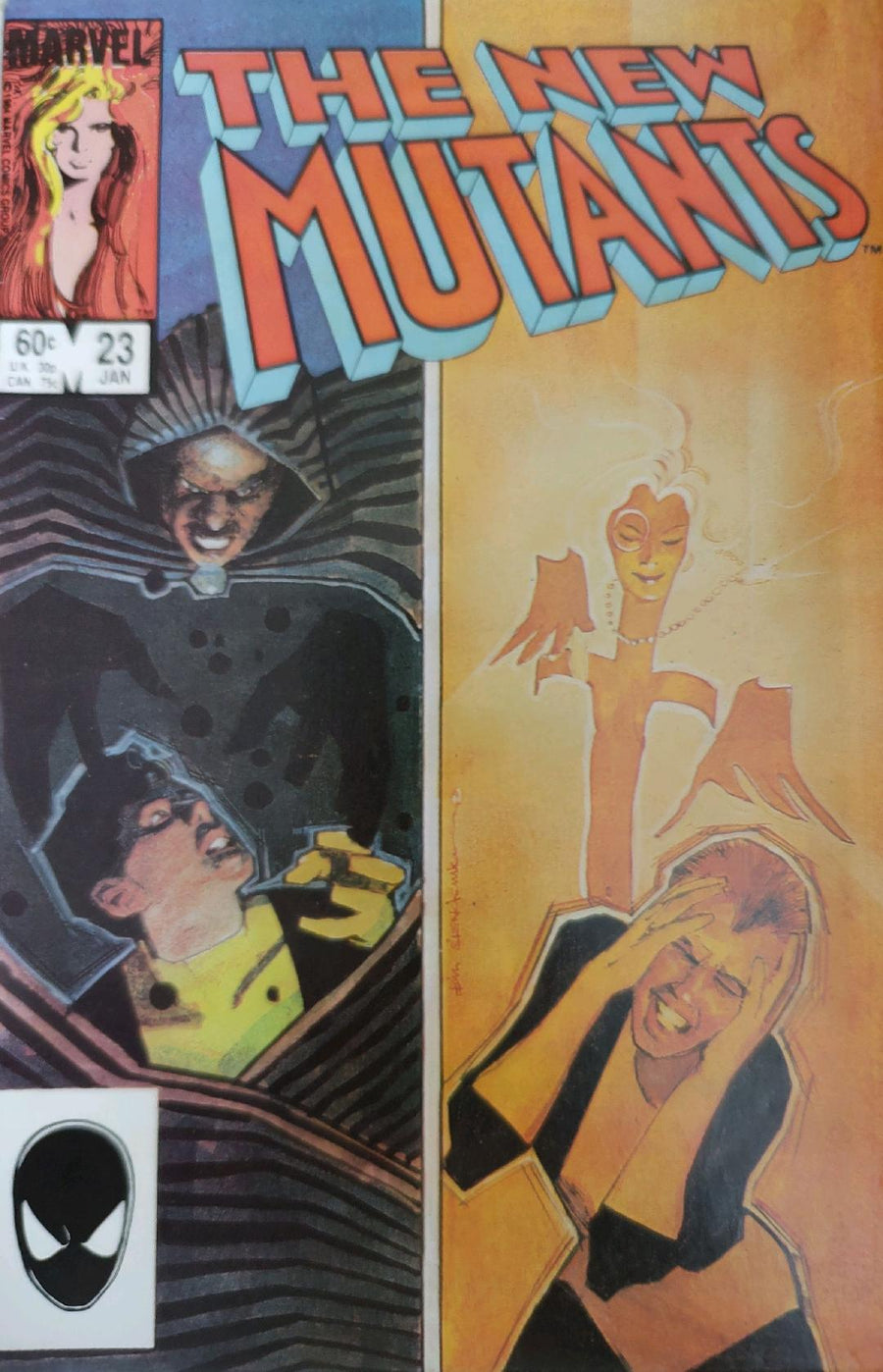 The New Mutants #23 Comic Book Cover