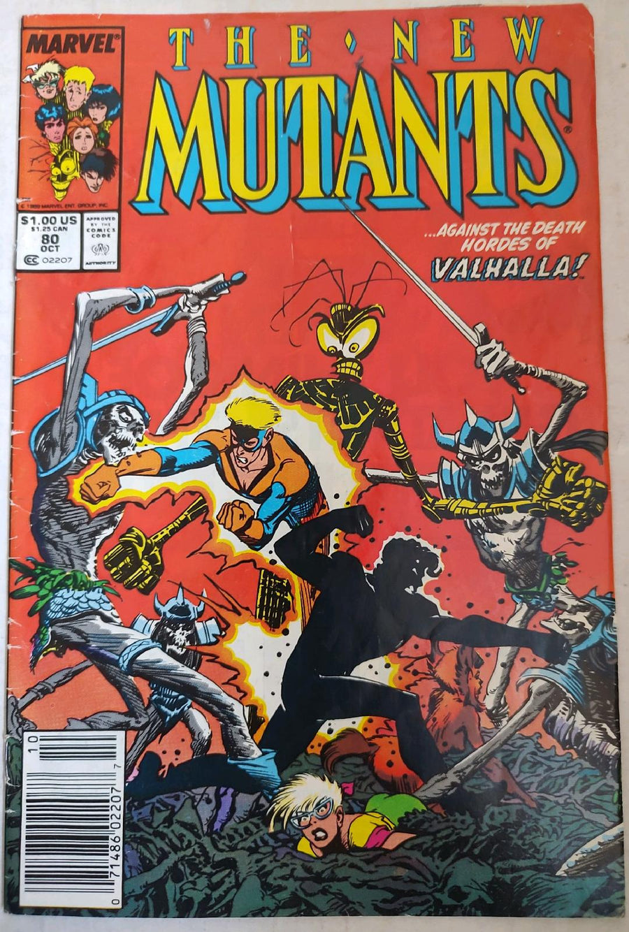 The New Mutants #80 Comic Book Cover