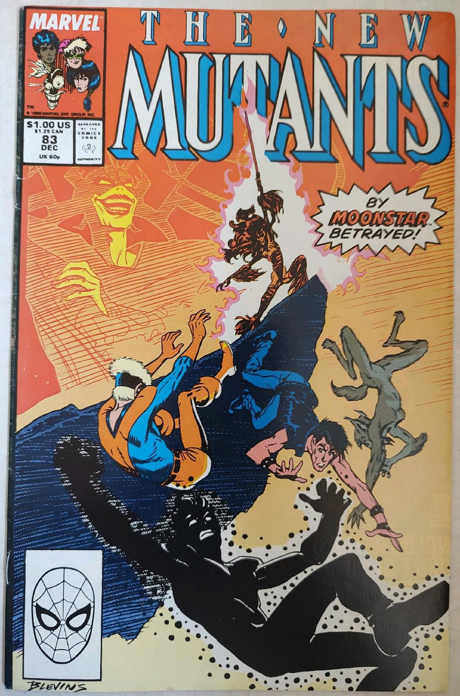 The New Mutants #83 Comic Book Cover