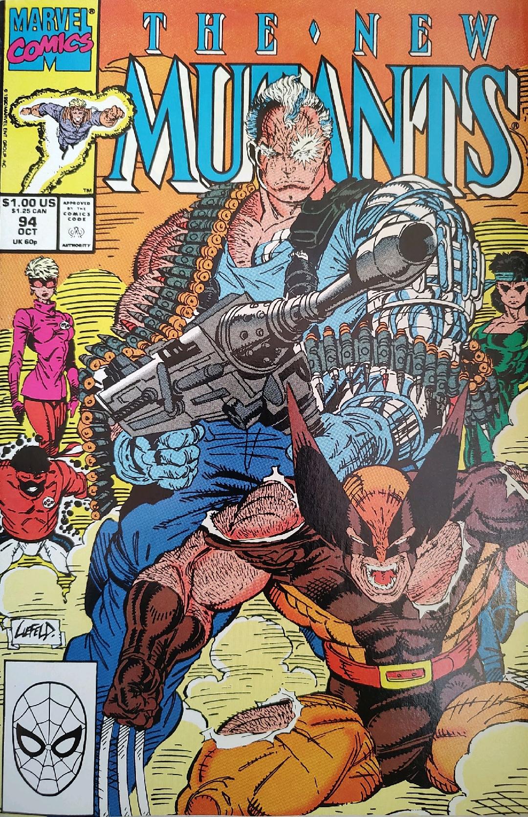 The New Mutants #94 Comic Book Cover