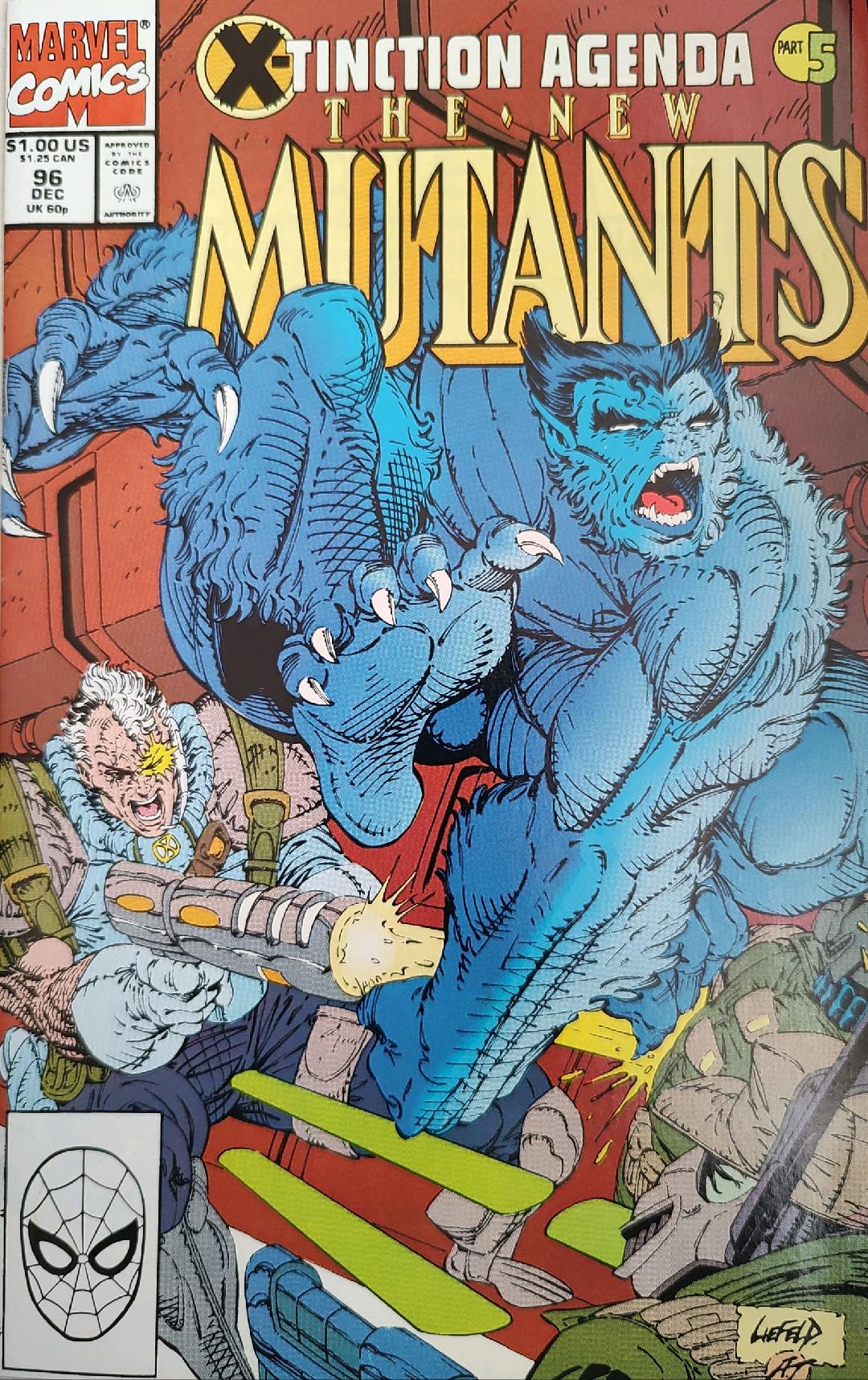 New Mutants #96 X-Tinction Agenda Comic Book Cover