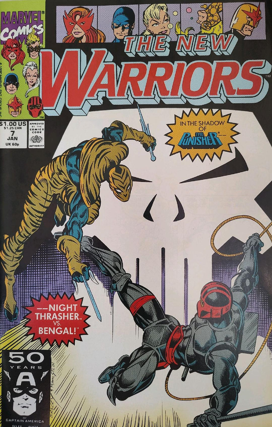 The New Warriors #7 Comic Book Cover