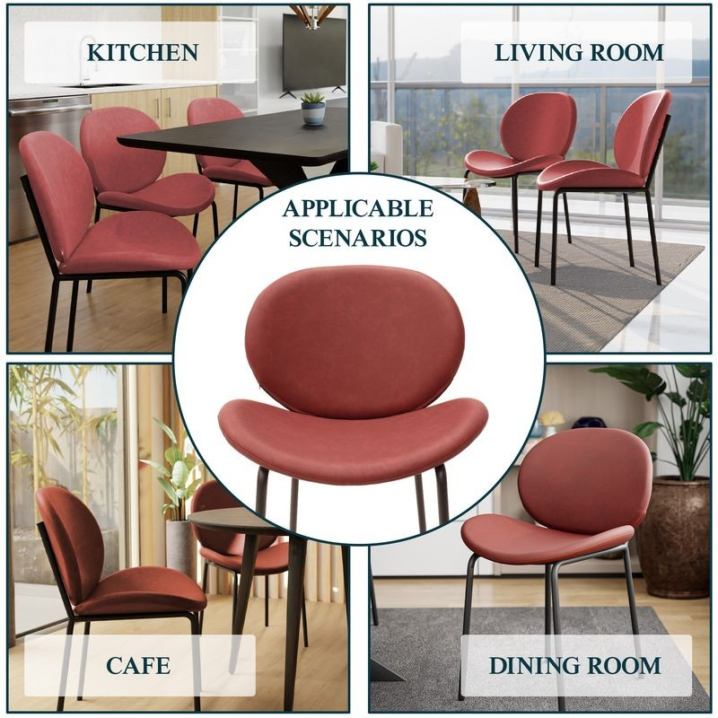 Chairs shown in various settings including a kitchen, living room, cafe, and dining room.