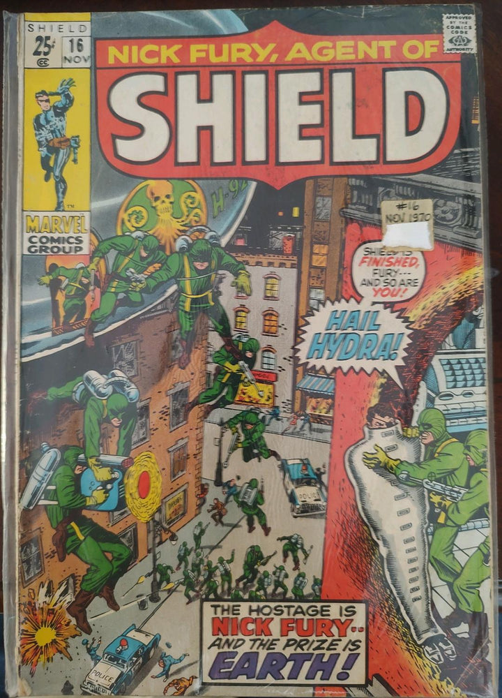 Nick Fury Agent of Shield #16 Comic Book Cover