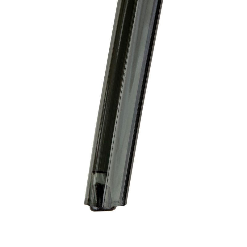 LeisureMod Murray Modern Dining Chair Black Leg.