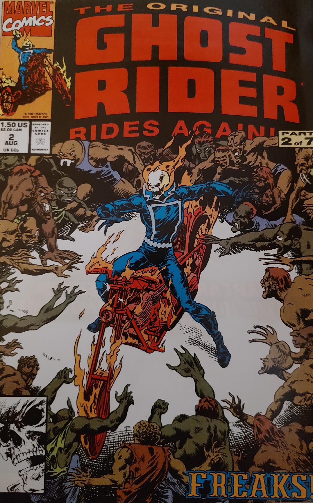 The Original Ghost Rider Rides Again #2 Comic Book Cover